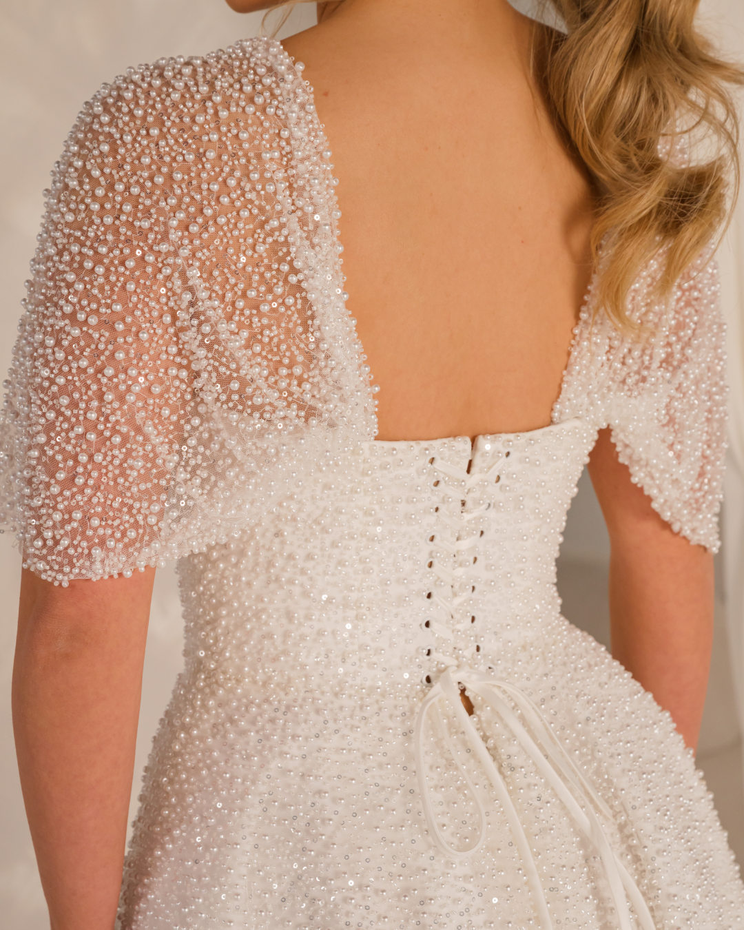 FRANKIE - Pearl Embellished 3 in 1 Bridal Reception Dress (Made to Order)